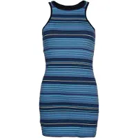 Superdry for woman. W8011412A Vintage Stripe Racer logo dress blue (M), Casual, Sleeveless / Straps, Organic Cotton, Sustainable