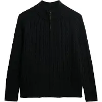 Superdry Brushed Cable Genser Med Halv Glidelås