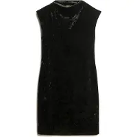 Superdry Velvet Bodycon Ermeløs Kort Kjole