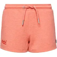 Superdry for woman. W7110388A Knitted shorts with embroidered orange Vintage logo (XL), Casual, Cotton, Coral, Sustainable