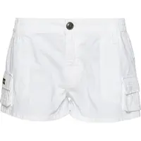 Superdry for woman. W7110406A Vintage Utility short cargo in white (M), Casual, Cotton