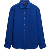 Superdry Sd Embroidered Vacation Linen Skjorte Med Lange Ermer