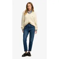 Superdry Oversized Cable V-hals Genser