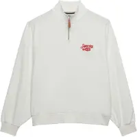 Superdry Heritage Terry Halv Glidelås Genser