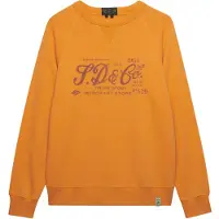 Superdry for man. M2014474A Sweatshirt Merchant Vintage Print orange (XL), Casual, Cotton