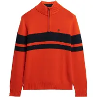 Superdry Stripe Genser Med Halv Glidelås