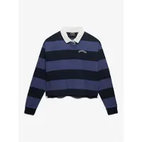 Superdry Athletic Essential Stripe Rugby Langermet Poloskjorte