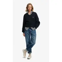 Superdry Oversized Cable V-hals Genser