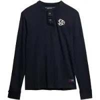 Superdry Vintage Athletic Grandad Langarmet T-skjorte