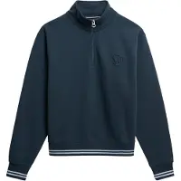 Superdry Country Club Embossed Genser Med Halv Glidelås