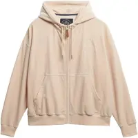 Superdry Country Club Velour Genser Med Hel Glidelås
