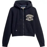 Superdry Athletic Relaxed Crop Genser Med Hel Glidelås