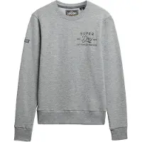 Superdry for man. M2014237A Cutters And Makers grey sweatshirt (M), Casual, Cotton