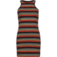 Superdry for woman. W8011412A Vintage Stripe Racer logo dress multicolour (M), Casual, Multicolor, Cotton, Sleeveless / Straps