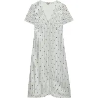 Superdry Print Button Tea Kortermet Midi-kjole