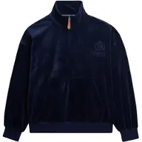 Superdry Country Club Velour Halv Glidelås Genser