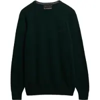 Superdry for man. M6110689A Dark Green Wool Blend Pullover (M), Casual
