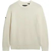 Superdry for man. M6110696A Chunky Raglan Winter beige jumper (XL), Casual, Polyester, Sustainable
