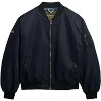 Superdry for woman. W5011961A Bomber Jacket MA1 navy (L), Casual, Polyester