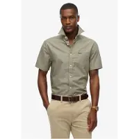 Superdry City Cotton Linen Kortarmet Skjorte