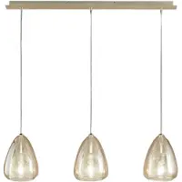 FABAS LUCE Hengelampe Britton, 3 lyskilder, rav