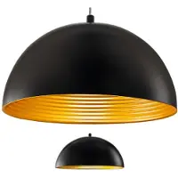 FABAS LUCE Tofarget hengelampe Dingle svart-gull