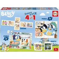 Bluey Puslespill Superpakke