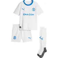 Puma Fotballdrakt - Marseille Hjemmebane 26/27 - White/Team - - 6 år (116) - Fotballdrakt