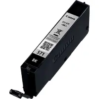 Canon CLI-571BK - 7 ml - svart - original - blekkbeholder - for PIXMA TS5051, TS5053, TS5055, TS6050, TS6051, TS6052, TS8051, TS8052, TS9050, TS9055