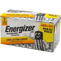 Energizer Alkaline Power LR03/AAA Alkaline-batterier - 24 stk.