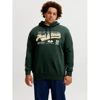 Jack & Jones Logo Plus Size Hettegenser