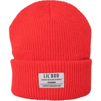 Lil' Boo Copenhagen Lil'Boo Copenhagen Lue Strikk - Koselig Beanie - Red - - 1-3 år (80-98) - Lue