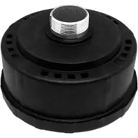 Torribaly 1pcs 32mm/1.25Inch Air Compressor Noise Reducer Silence Filter,Plastic Shell Round Muffler Filter