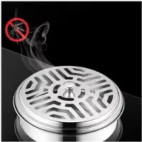 Torribaly 3X Stainless Steel Holder for Mosquito Coils, Fireproof Mosquito Spiral Container, Metallic Mosquito Coil Holder