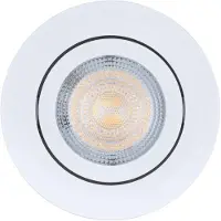 Paulmann innfelt spot FIXEDLED hvit 8 cm 830 på/av 20x svingbar