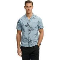 Superdry Vintage Loom Cabana Kortarmet Skjorte