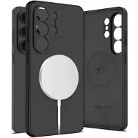 Tech-Protect MagSafe-etui i silikon for Samsung Galaxy S26 Ultra - Svart
