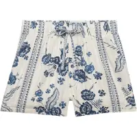 Superdry for woman. W7110497A Cotton Printed Beach Shorts white (XS), Beachwear