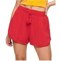 Superdry for woman. W7110346A Vintage beach shorts red (S), Casual, Viscose