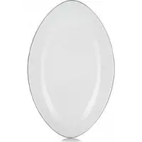 Revol Equinoxe Oval tallerken Hvit 35x22 cm