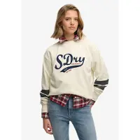 Superdry Varsity Script Loose Crew Collegegenser