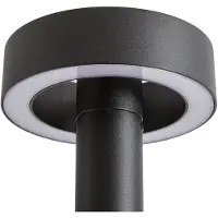 LUCANDE LED-gatelampe Nirella, 60 cm, svart, CCT, IP65