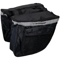 Dunlop dobbel sykkelveske til bagasjebrett 26L