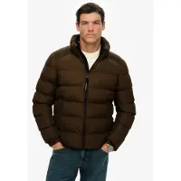 Superdry for man. M5012287A Sports Puffer Jacket brown (S), Casual, Polyester