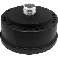 Torribaly 1pcs 25mm/1Inch Air Compressor Noise Reducer Silence Filter,Plastic Shell Round Muffler Filter