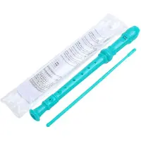 Typecat Green-8 Holes Soprano Recorder with Cleaning Rod, German Style C Key Recorder for Kids Beginners Students