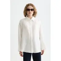 Scotch & Soda U9b01215t Linen Skjorte Med Lange Ermer