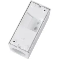 LUCANDE utendørs vegglampe Xava, opp/ned, hvit, 2 lyskilder, GU10