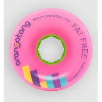 Orangatang Fat Free 65mm 83a Wheels rosa