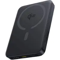 Baseus EnerFill FM12 10 000 mAh 22,5 W Qi2-powerbank, MagSafe-kompatibel, m. USB-C-kabel – svart